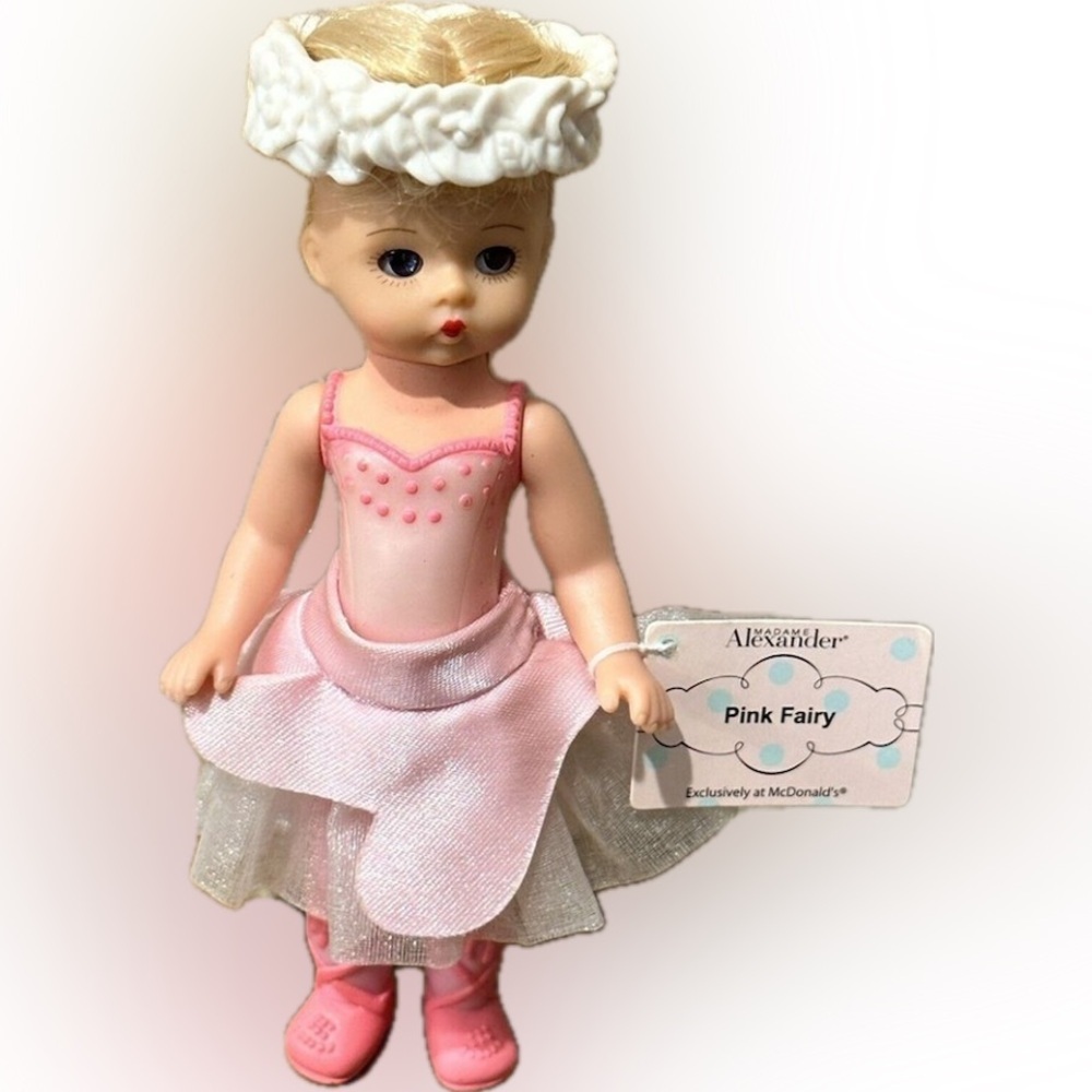 50%offw❤️ Madame Alexander McDonalds Happy Meal Doll #2 Pink Fairy Dress Blonde